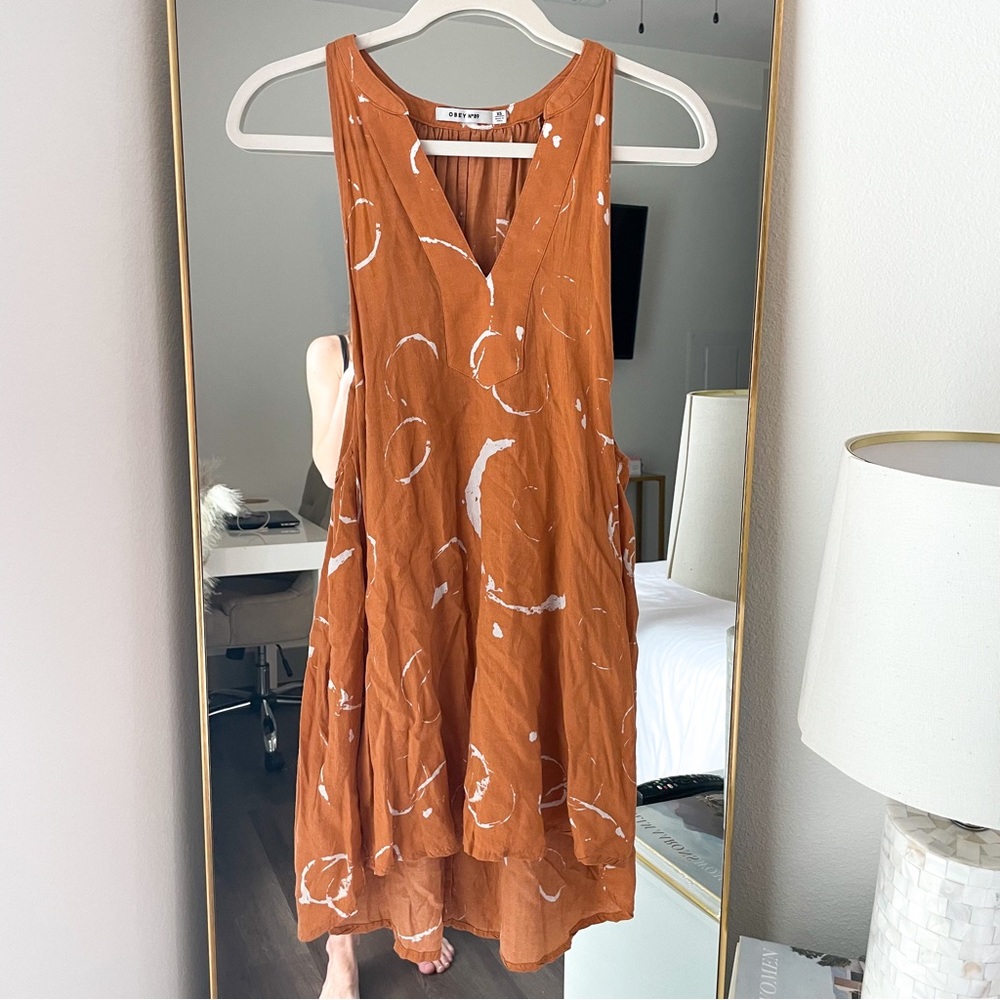 Revolve Orange Mini Dress